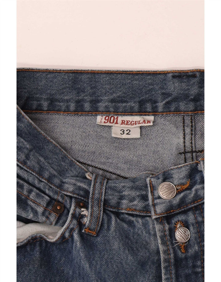 Replay Jeans 901 Slim Feminino W32 L32 Azul Algodão