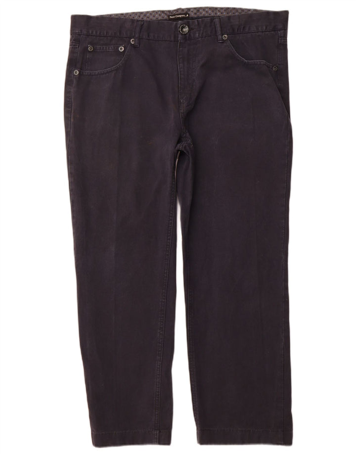Calça casual reta masculina BEST COMPANY EU 54 2XL W38 L26 azul marinho