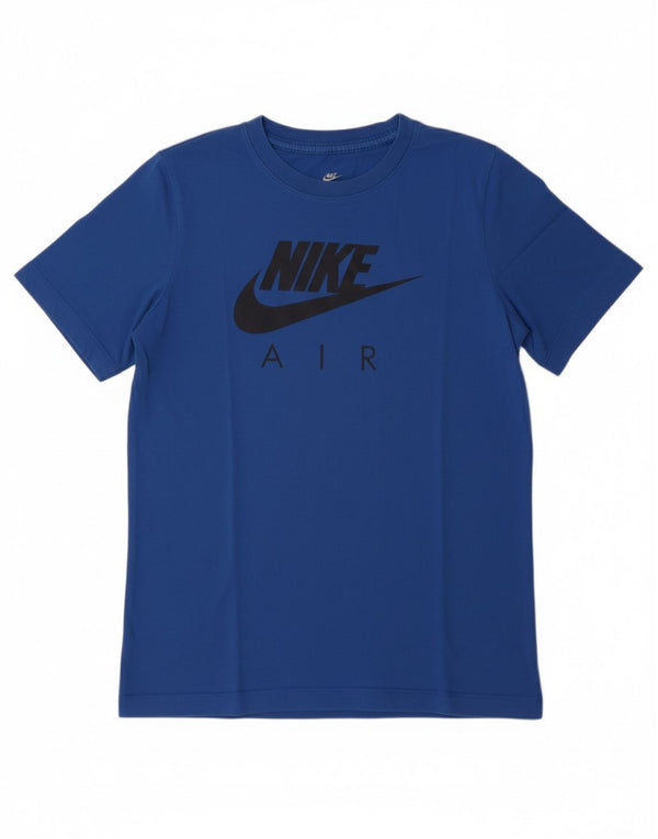 Camiseta NIKE Meninos Graphic Top 13-14 Anos XL Azul Algodão