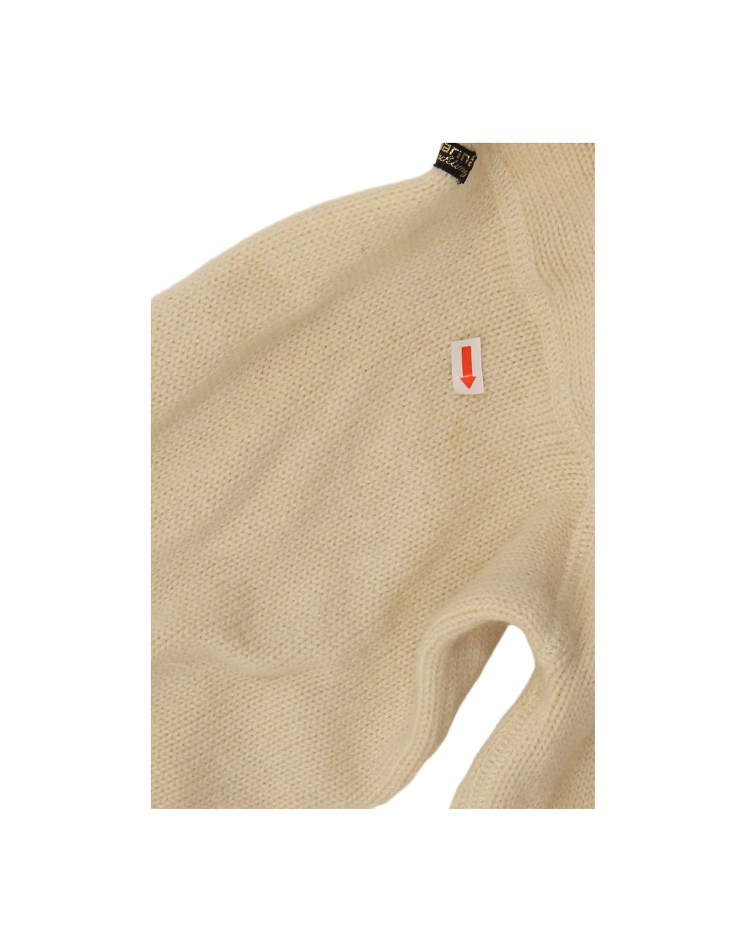 MARINA YACHTING Suéter masculino com gola canoa médio bege