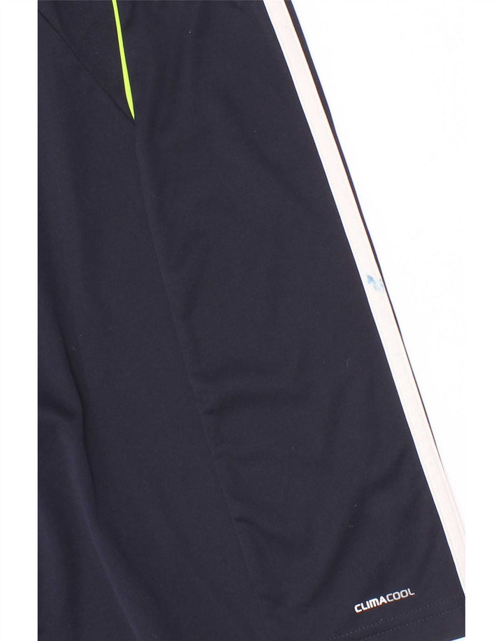 Calções desportivos Adidas Boys Climacool 13-14 anos azul marinho poliéster