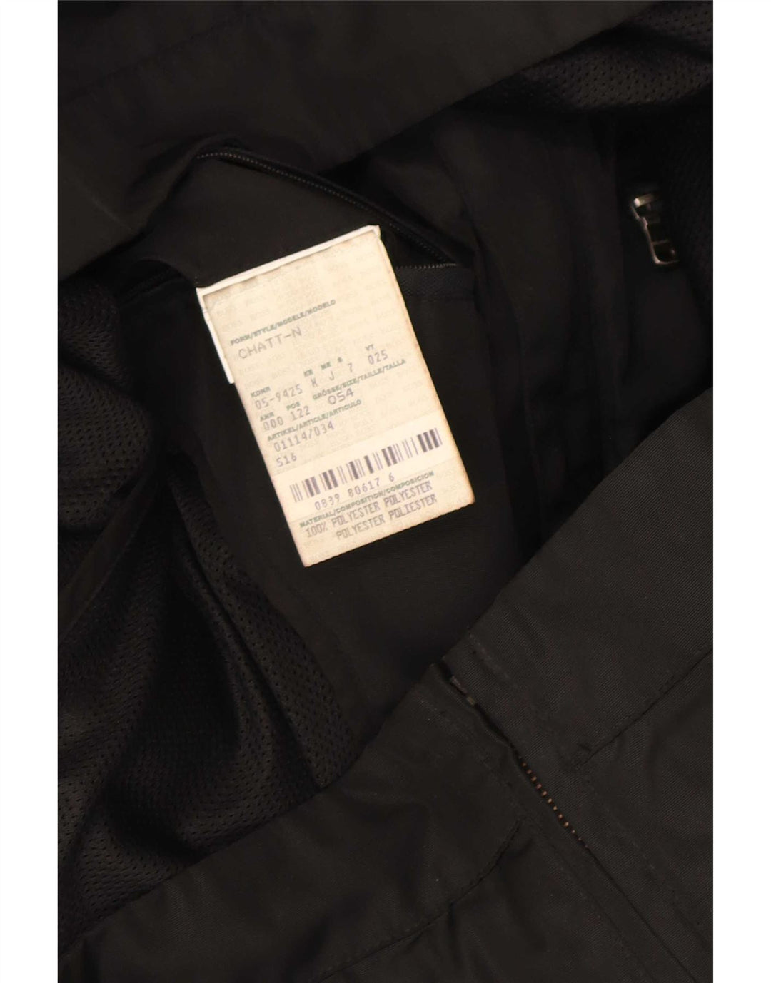 Jaqueta bomber masculina Hugo Boss EU 54 2XL poliéster preto
