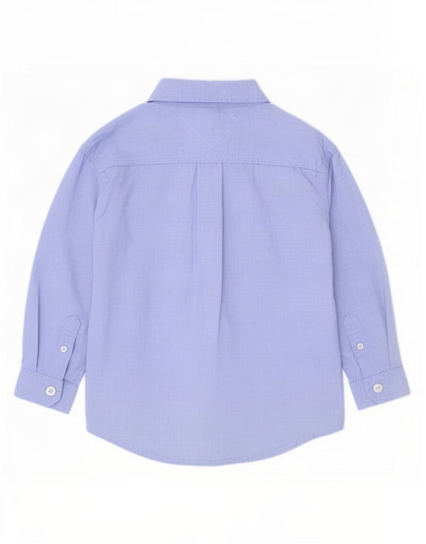 Camisa Tommy Hilfiger Baby Boys 12-18 Meses Azul Algodão