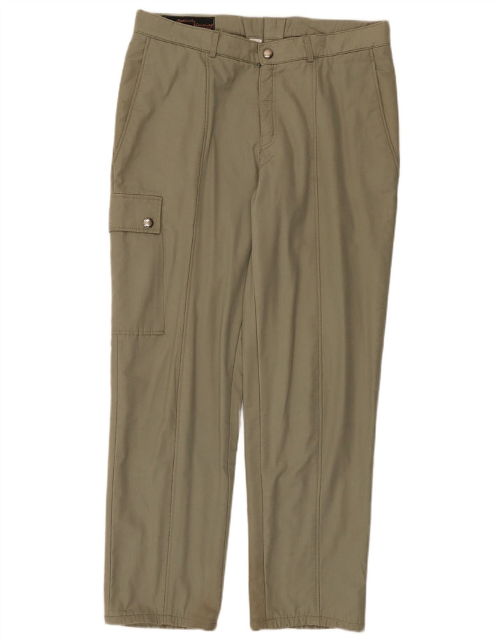 Calça cargo reta masculina VINTAGE W32 L29 cáqui