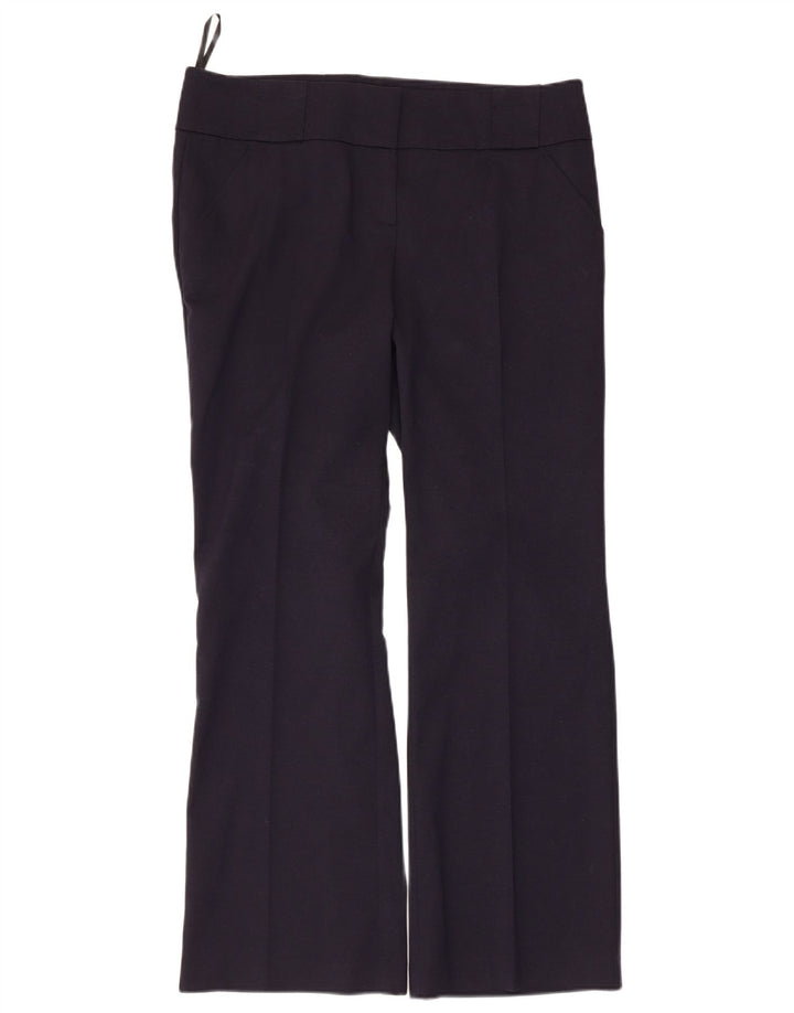 MONSOON Womens Standard Fit Casual Trousers UK 14 Large W36 L30 Navy Blue