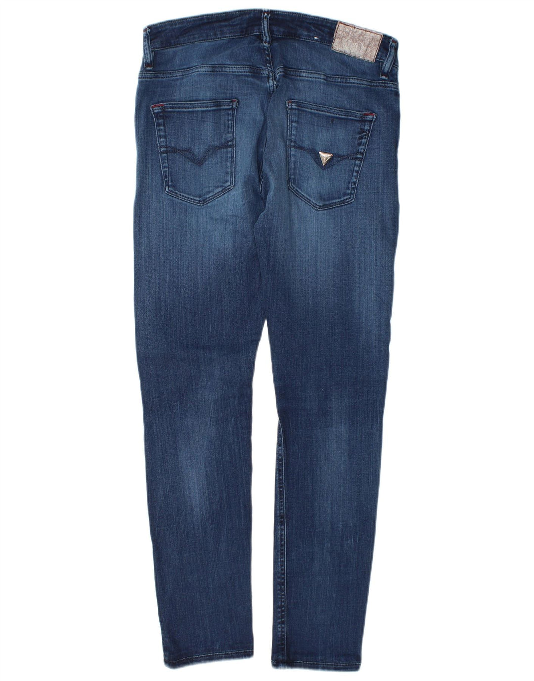 Guess Jeans Slim Masculino W32 L30 Azul Lyocell