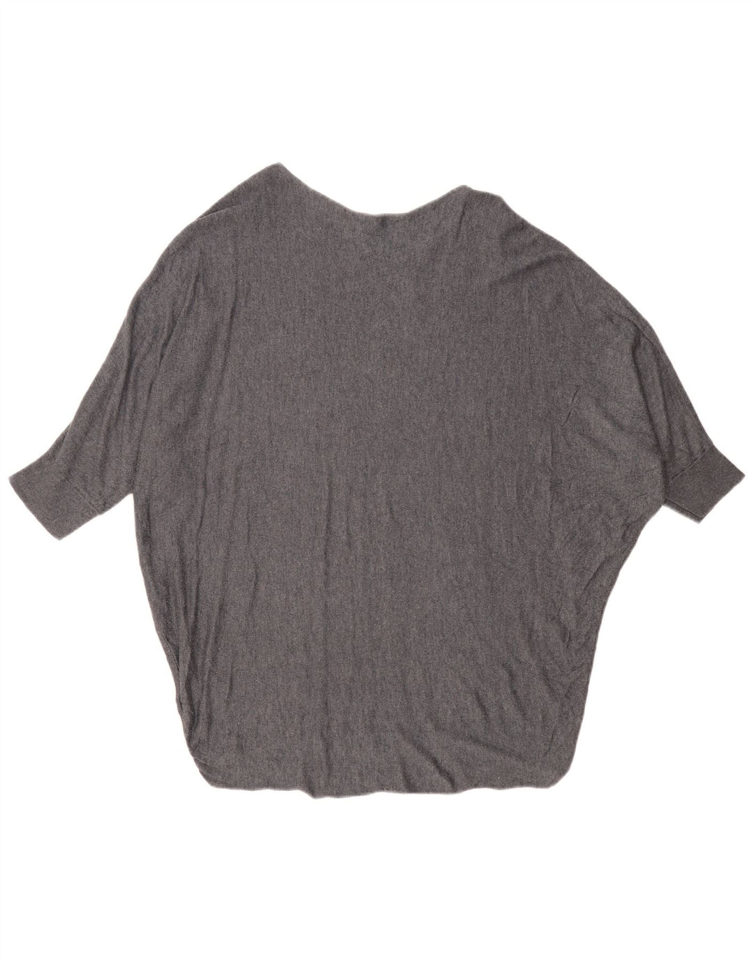 Suéter feminino de grandes dimensões com gola canoa Phase Eight Reino Unido 16 grande cinza