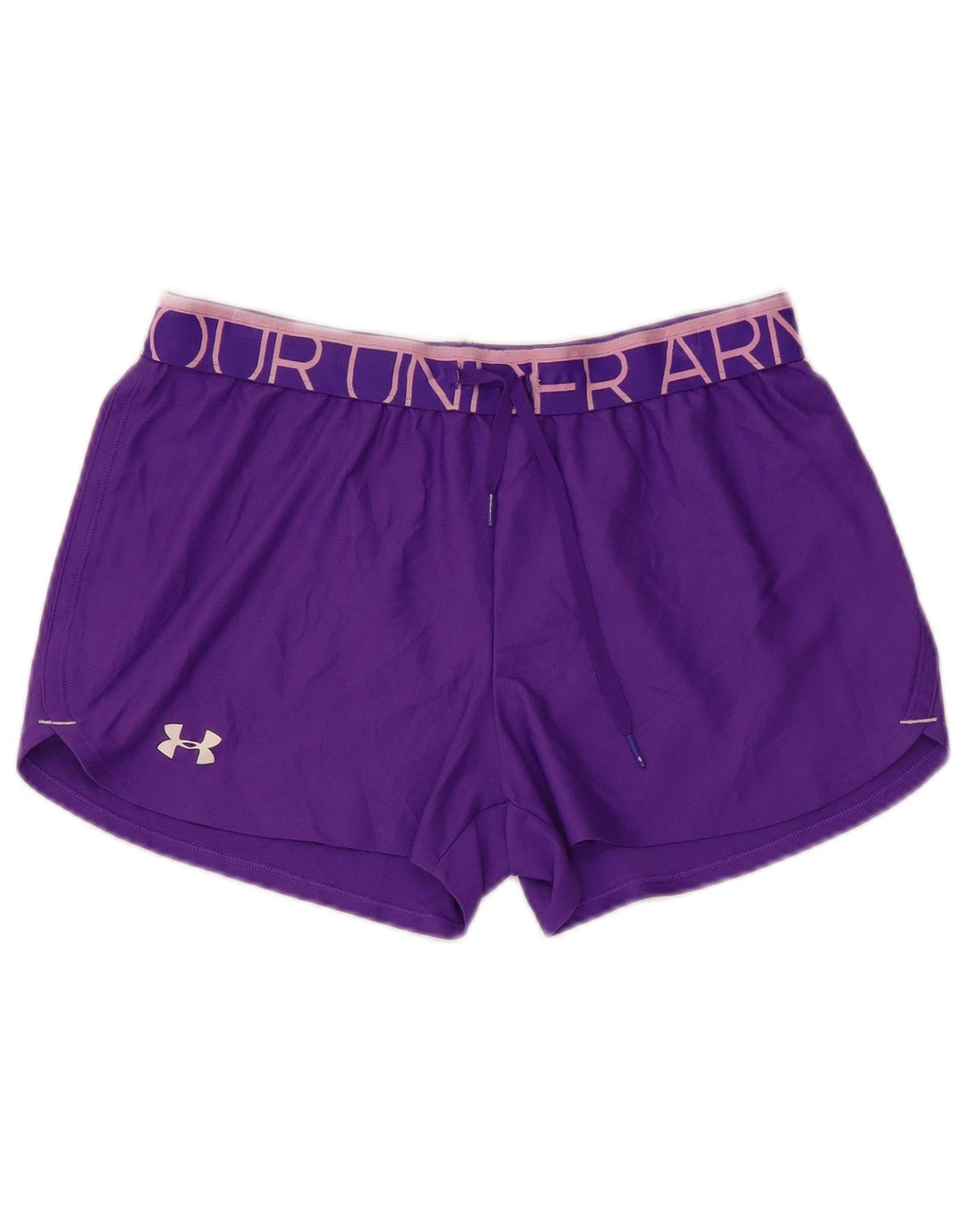 Under Armour Womens Graphic Regular Sport Shorts Pequeno Roxo