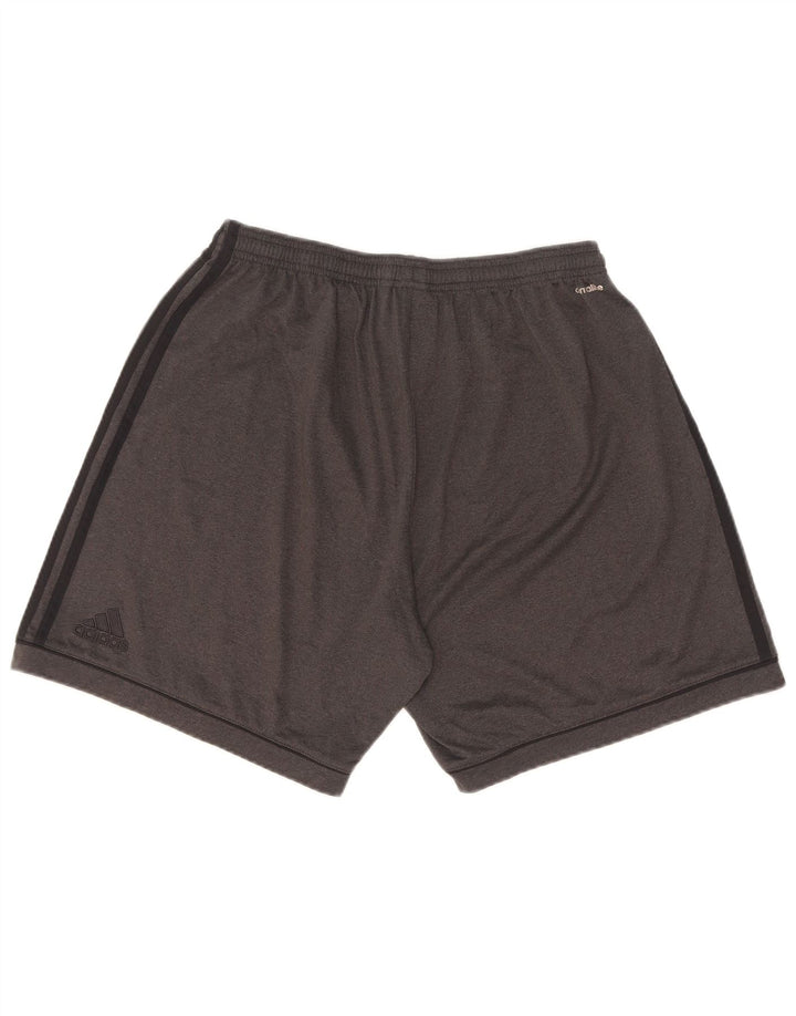 Adidas Masculino Climalite Sport Shorts Grande Cinza Poliéster