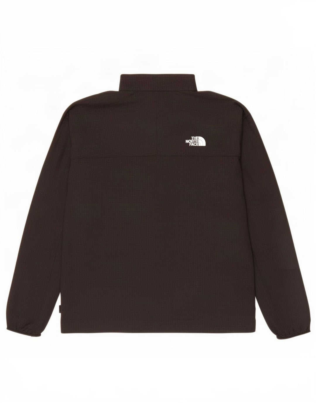 Pulôver masculino The North Face com gola e zíper, top grande preto manchado