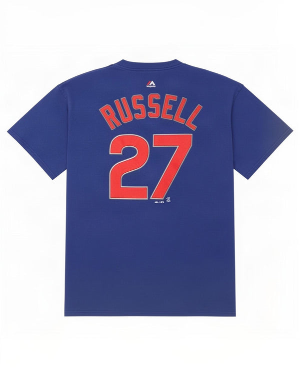 Majestic Mens Chicago Cubs Camiseta gráfica Top XL Azul