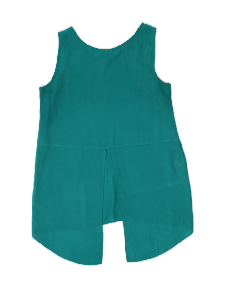 MOSSIMO Womens Vest Top UK 6 XS Turquoise Polyester Vintage Mossimo and Second-Hand Mossimo from Messina Hembry 