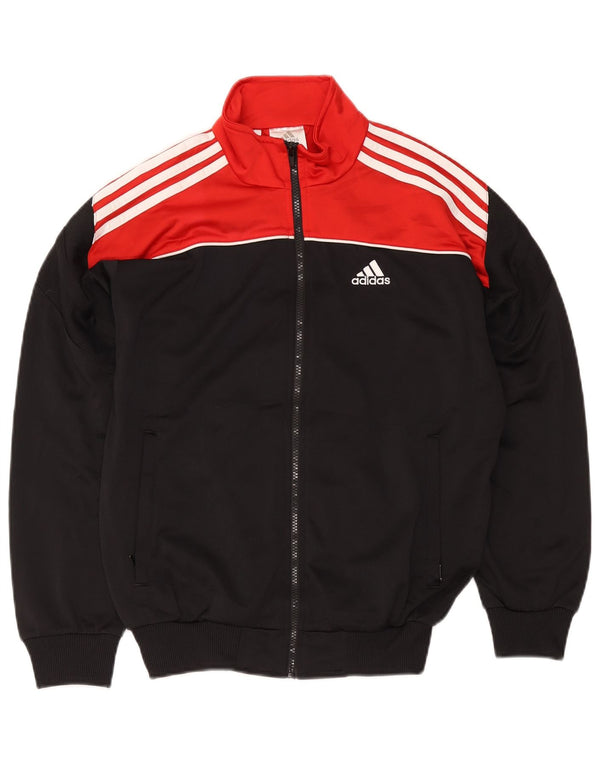 Jaqueta Adidas Meninos Treino Top 13-14 Anos Preto Colorblock Poliéster