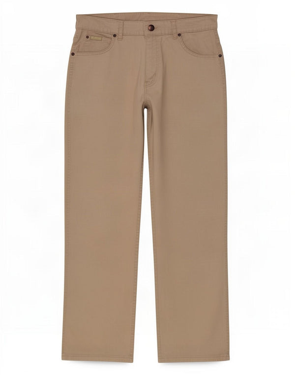 Wrangler Mens Texas Stretch Calça Casual Reta W33 L28 Algodão Cinza