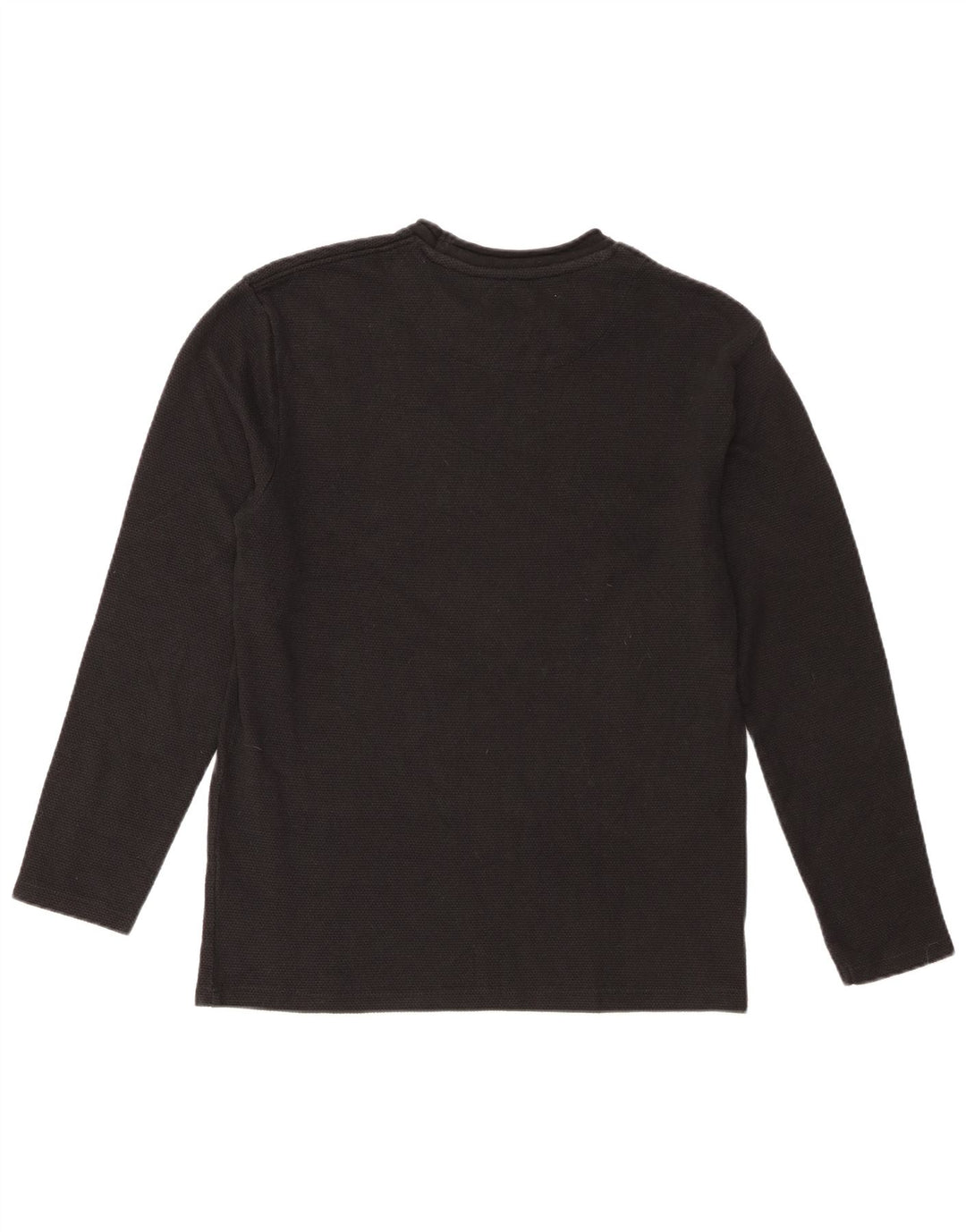 Top feminino Zara manga comprida UK 10 pequeno preto