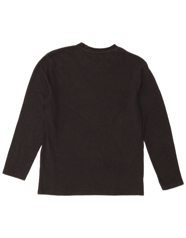 Zara Womens Top Long Sleeve UK 10 Small Black