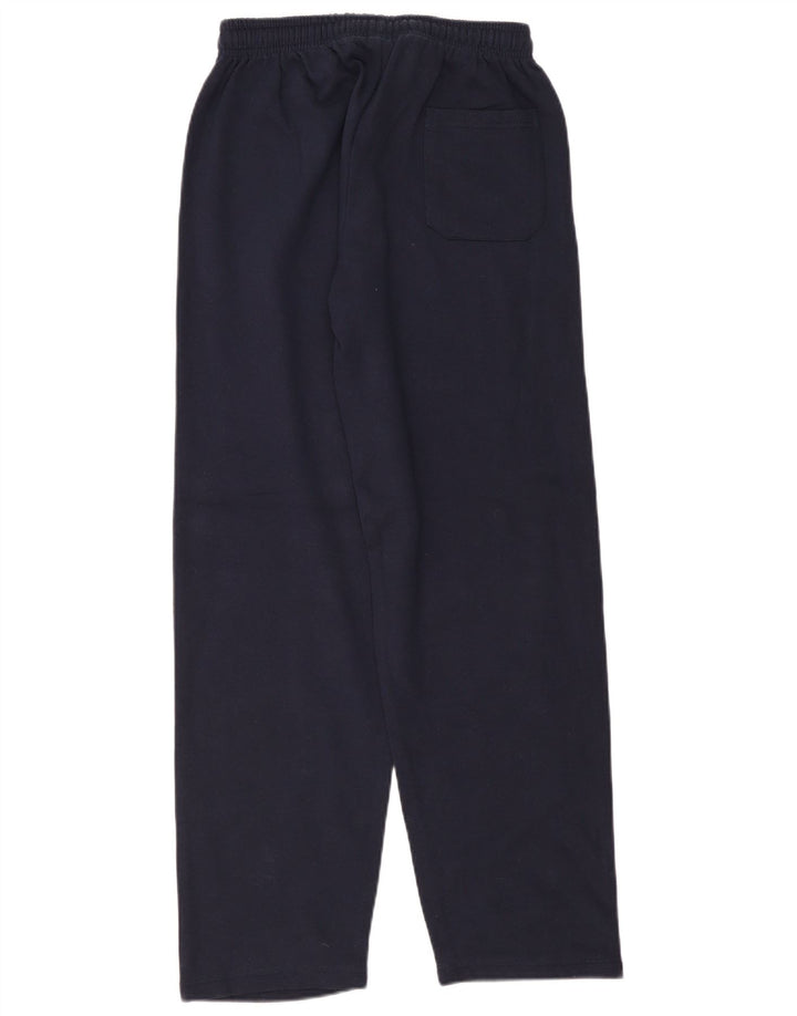 Calça de treino masculina Kappa de algodão azul marinho médio
