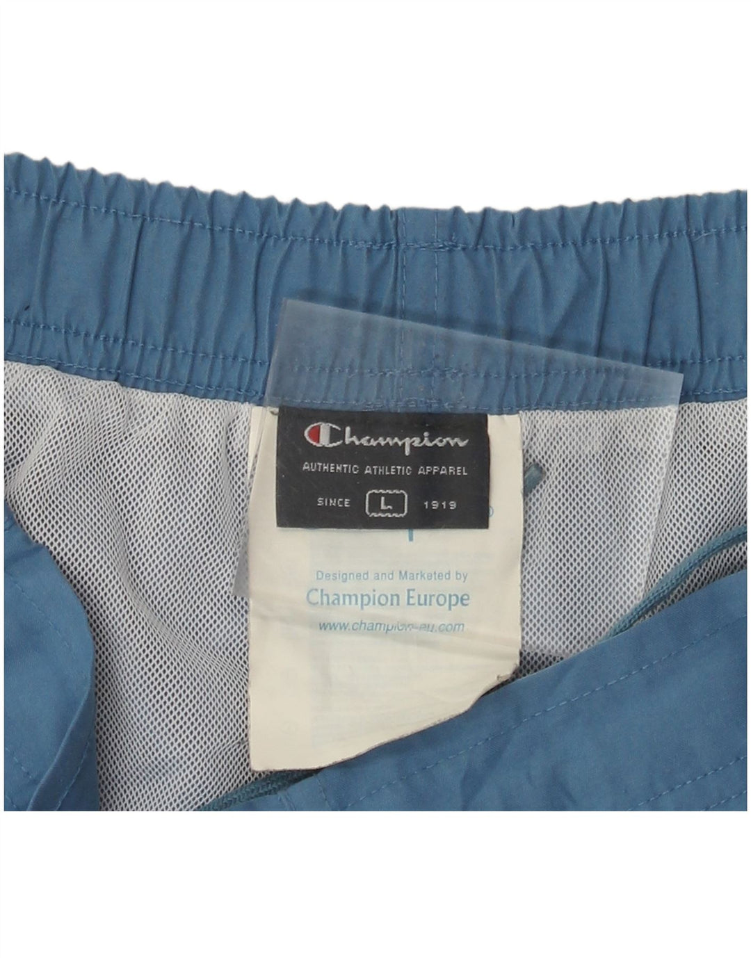 Shorts de natação masculino Champion grande azul poliéster