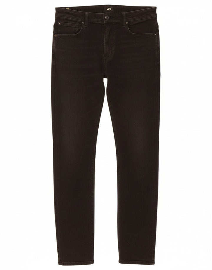 LEE Masculino Z-Two Slim Jeans W32 L31 Algodão Preto