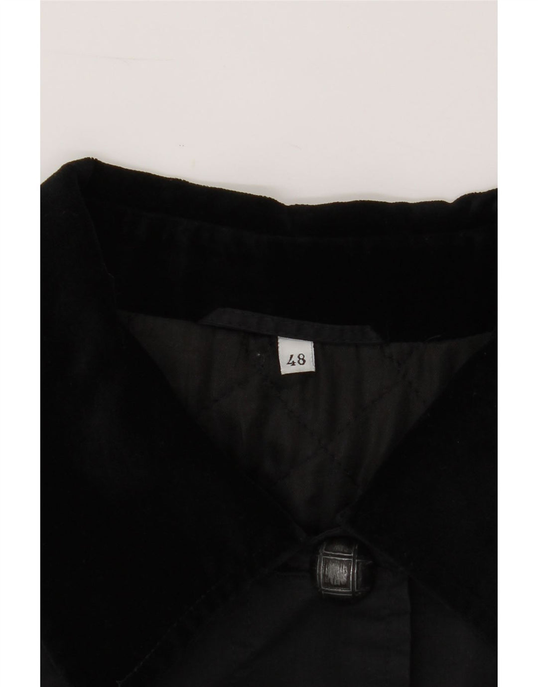 VINTAGE Womens Overcoat IT 48 XL Black Vintage Vintage and Second-Hand Vintage from Messina Hembry 