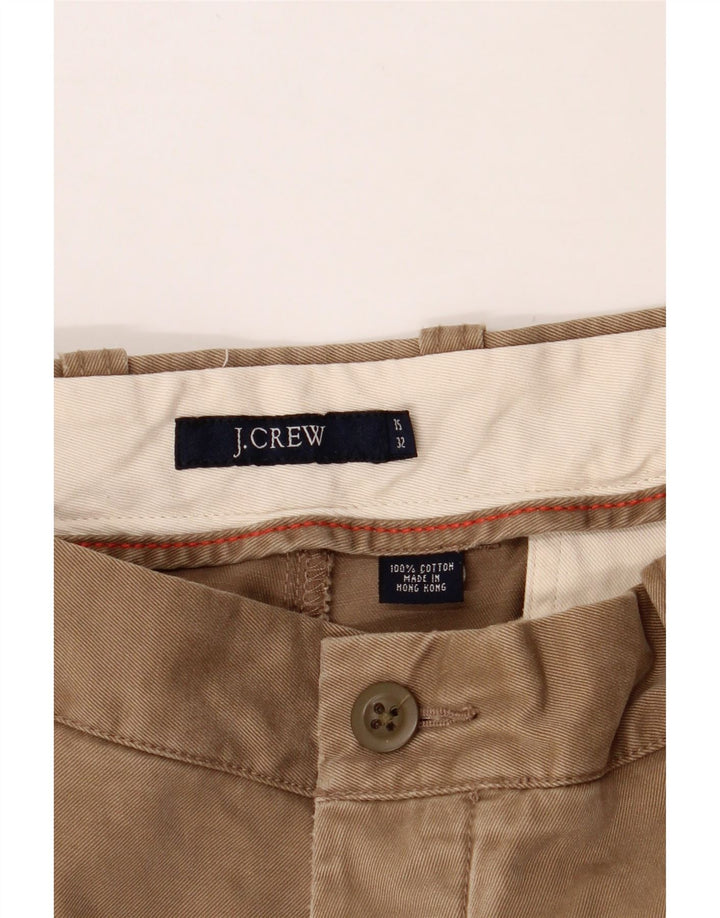 J. CREW Mens Straight Chino Trousers W35 L32 Beige Cotton Vintage J. Crew and Second-Hand J. Crew from Messina Hembry 