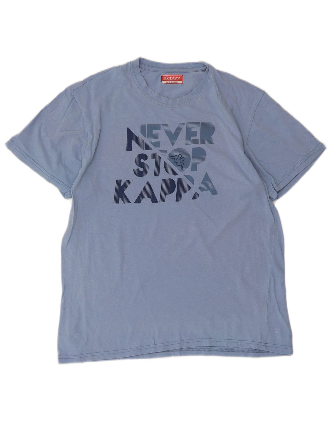 Camiseta gráfica feminina Kappa UK 14 azul médio