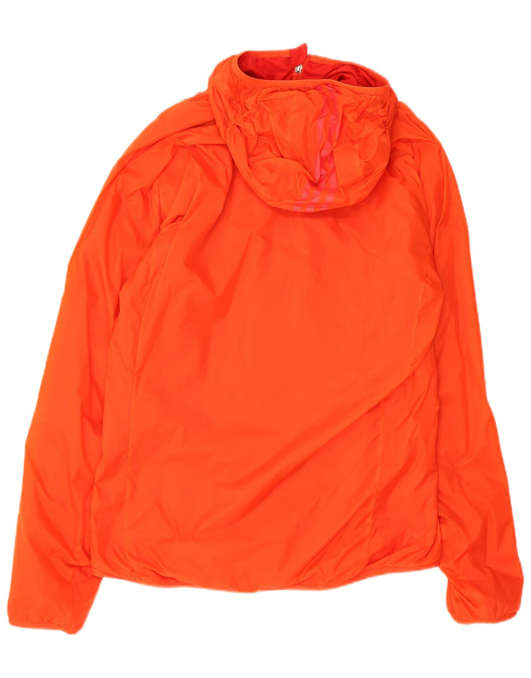 Jaqueta masculina Adidas reversível com capuz UK 40/42 médio laranja nylon