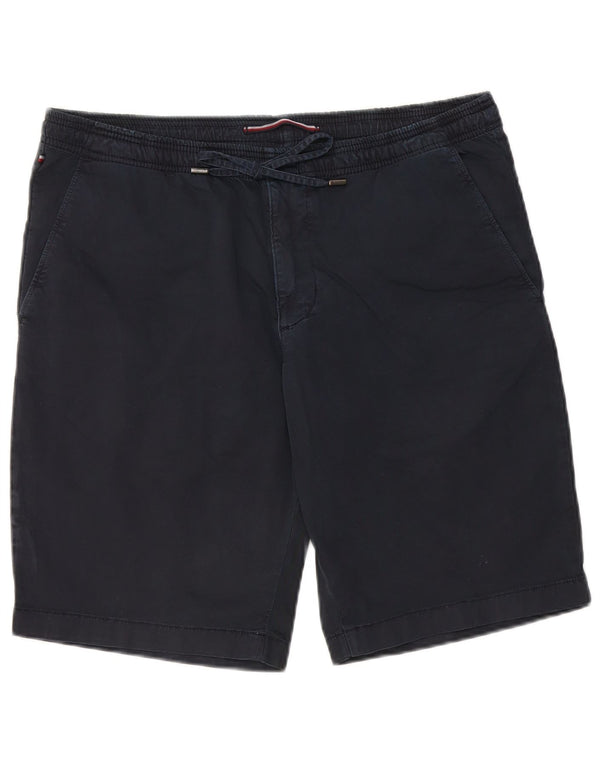 Tommy Hilfiger Mens Chino Shorts W32 Médio Algodão Azul Marinho