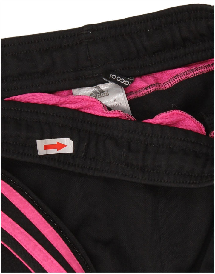 Calças de treino ADIDAS Meninas Climacool 13-14 Anos Preto Poliéster