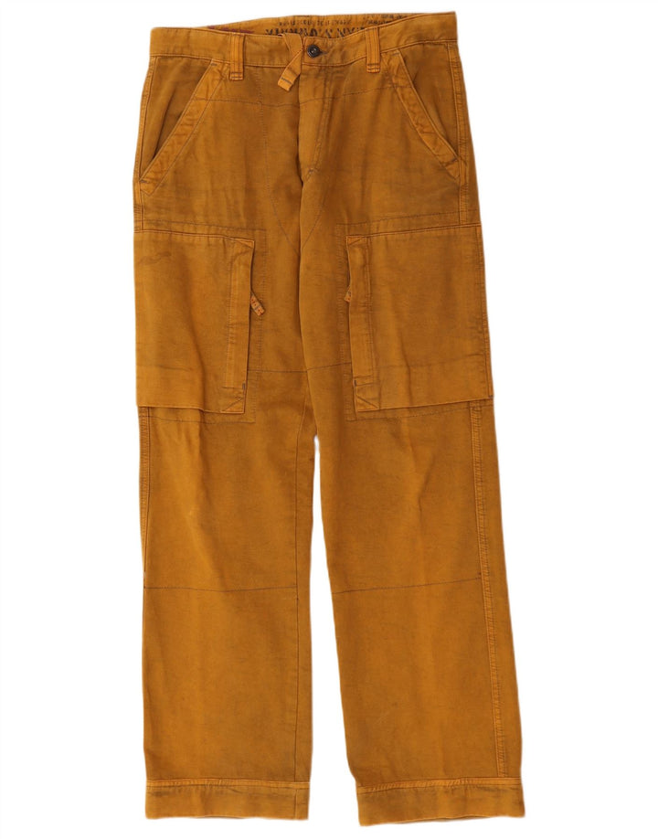 Calça cargo reta masculina Murphy & Nye W32 L31 algodão marrom
