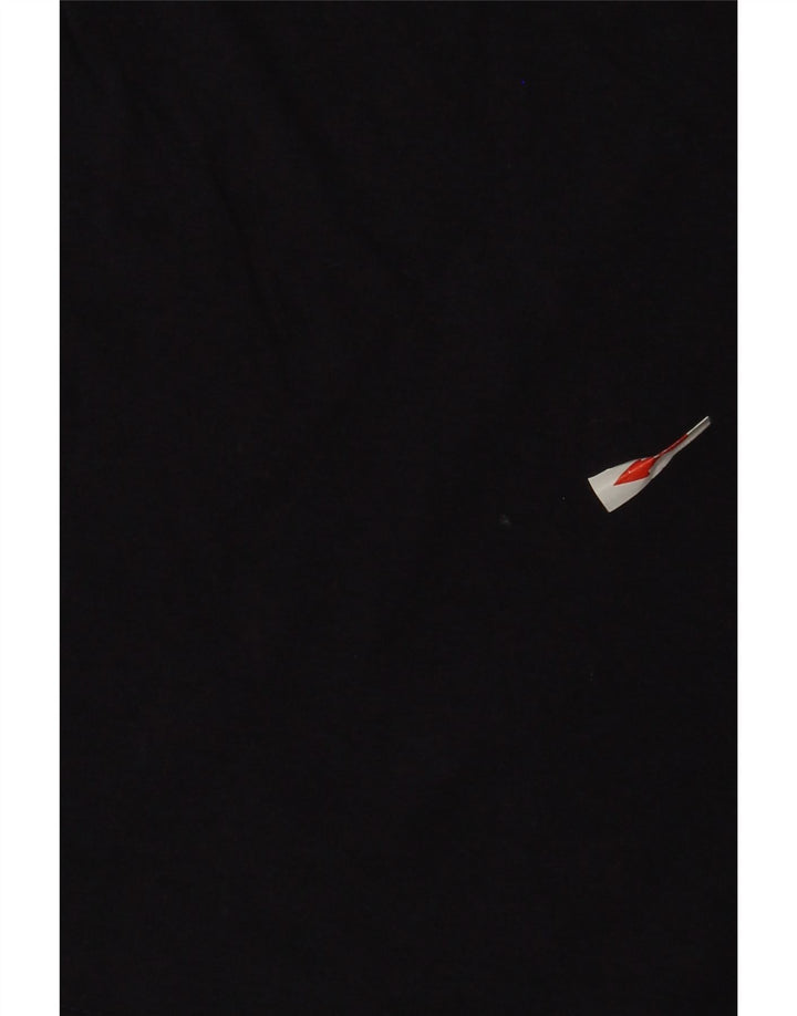 Puma Camiseta Masculina Top Médio Algodão Azul Marinho