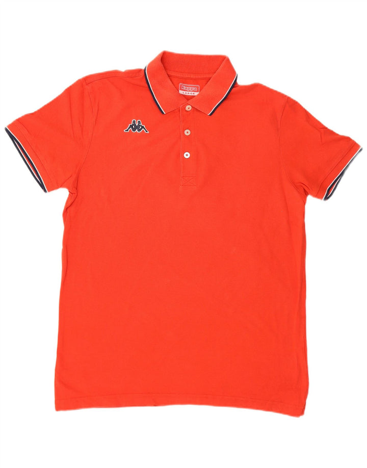 Camisa polo masculina Kappa grande vermelha