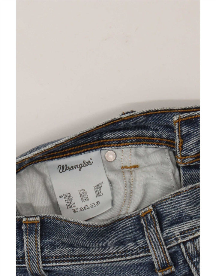 Wrangler masculino regular fit jeans reto W34 L32 algodão azul