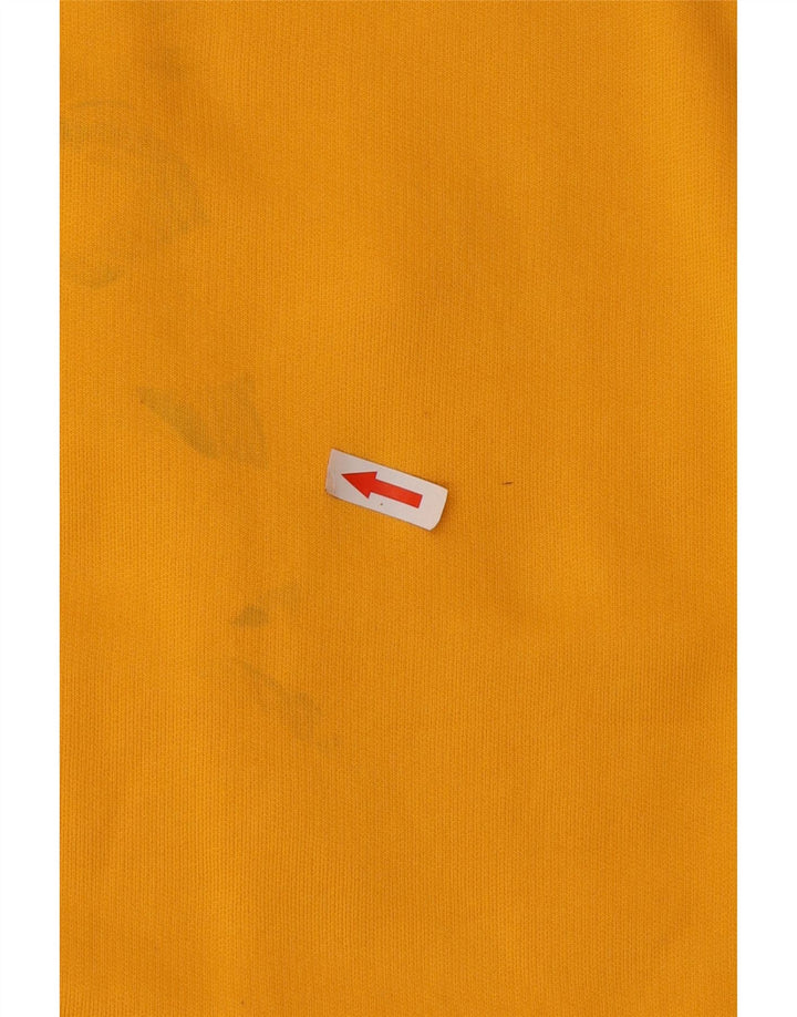 Zara Suéter feminino oversized manga 3/4 Reino Unido 10 pequeno amarelo