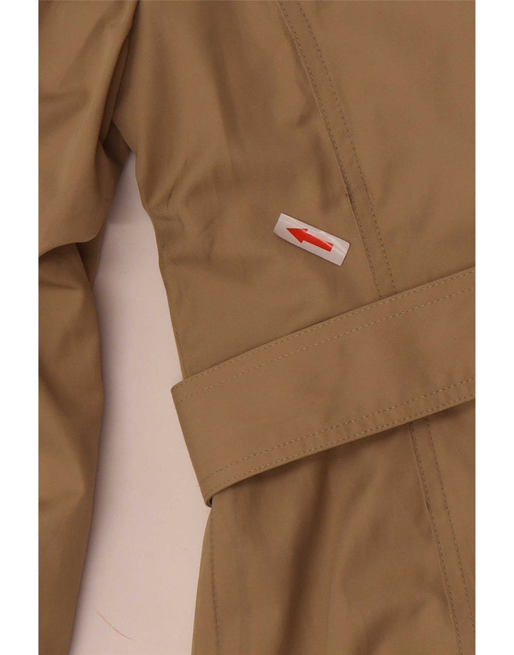 Trench Coat feminino Michael Kors Reino Unido 10 pequeno algodão bege