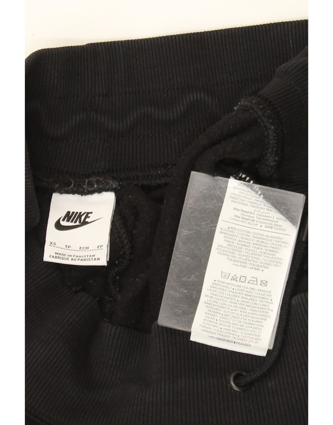Calça de treino feminina Nike Joggers UK 6 XS preto algodão