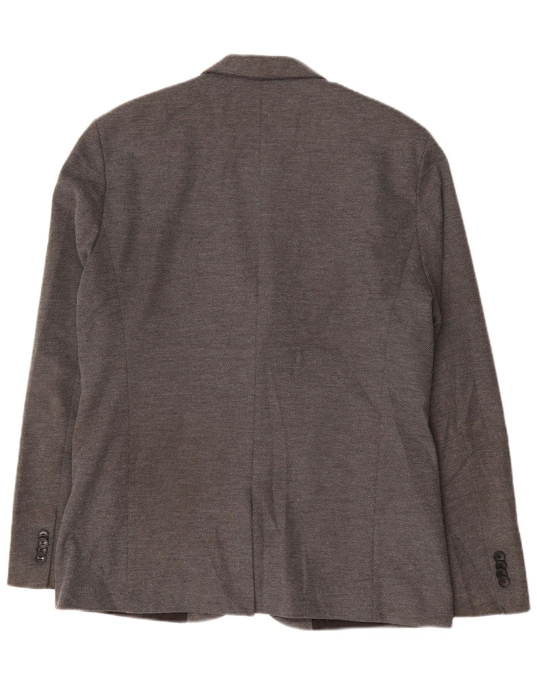Jaqueta blazer masculina Zara com 2 botões UK 42 XL cinza poliéster