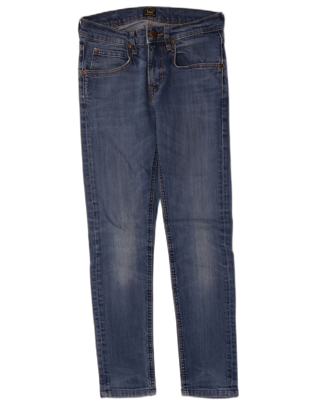 Lee Mens Luke Slim Jeans W27 L27 Azul Algodão
