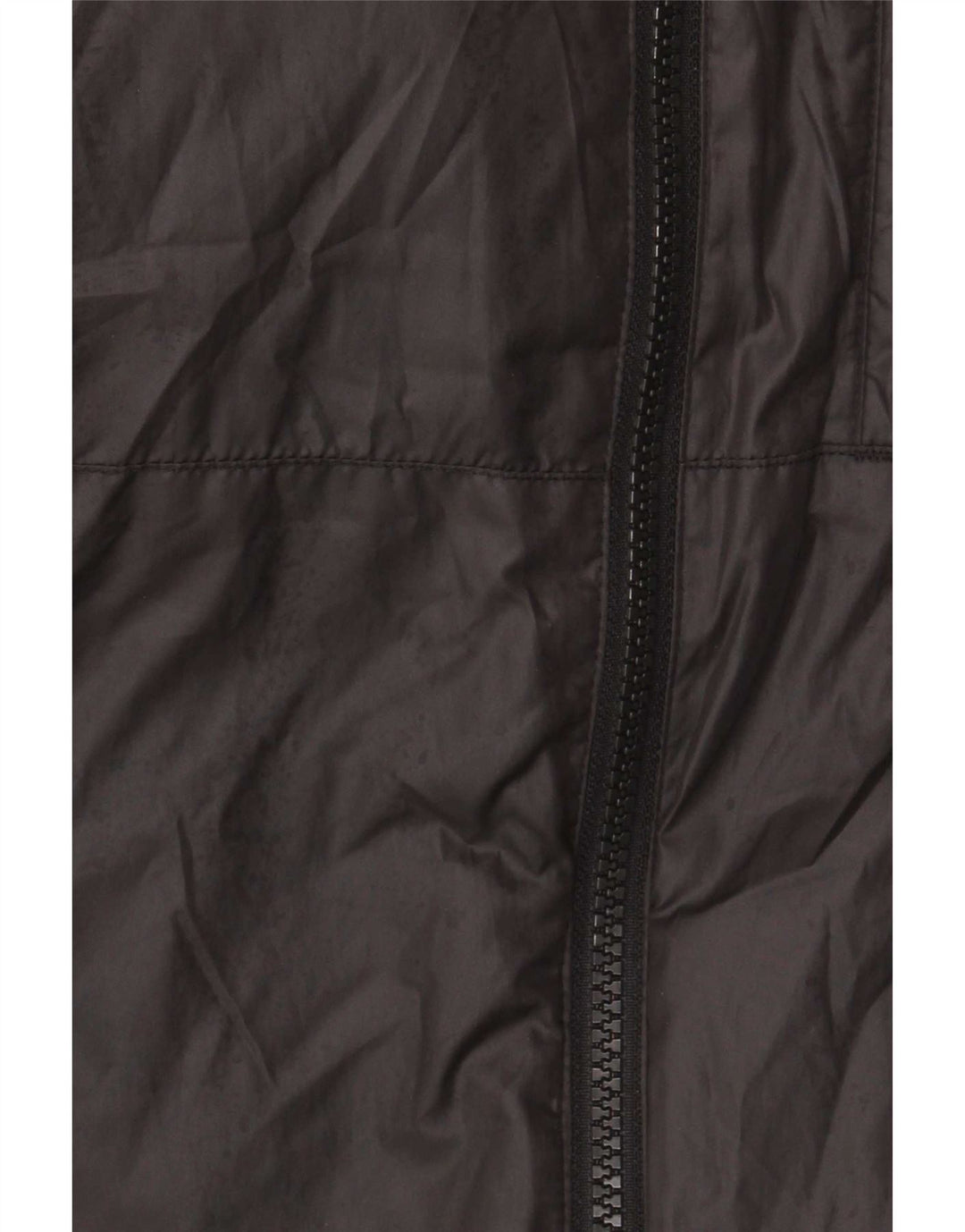Jaqueta acolchoada masculina Adidas UK 38 poliéster preto médio