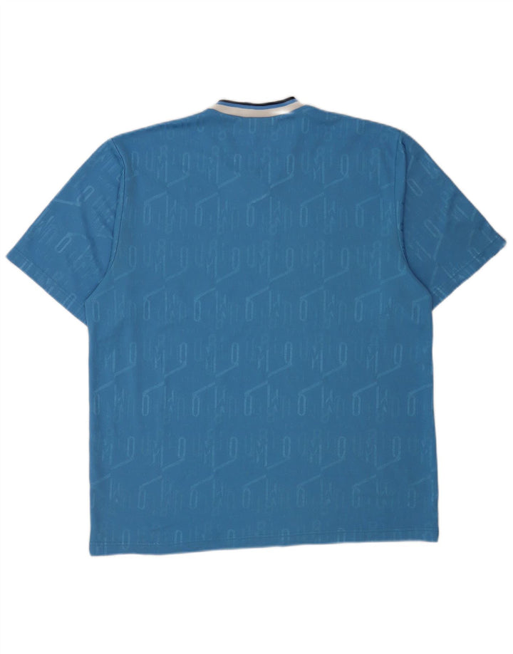 Camiseta Masculina Umbro Top XL Poliéster Geométrico Azul