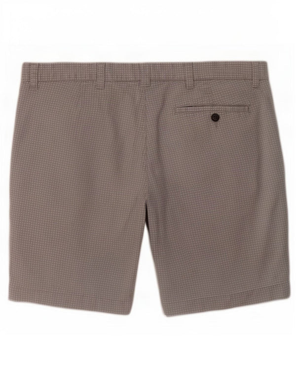Shorts Chino Masculino Marks & Spencer XL W38 Algodão Geométrico Cinza