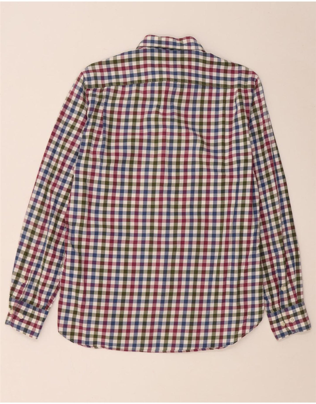 Camisa masculina Massimo Dutti média multicolorida guingão