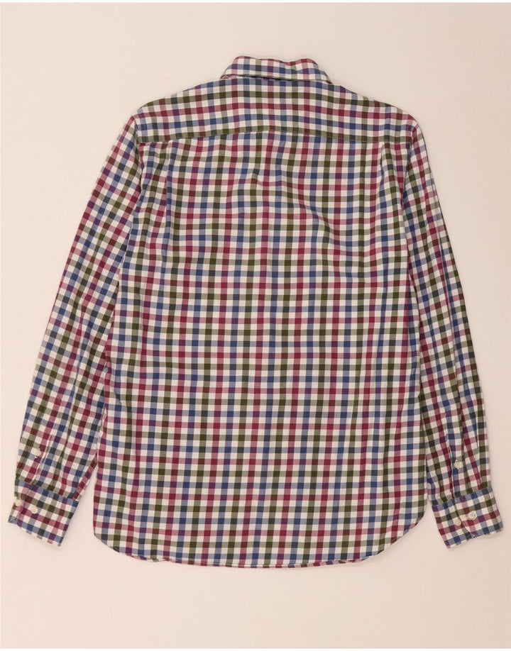 Camisa masculina Massimo Dutti média multicolorida guingão