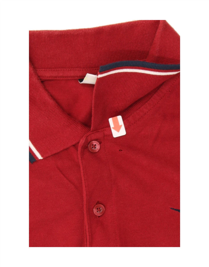 DIADORA Mens Polo Shirt Medium Red Cotton Vintage Diadora and Second-Hand Diadora from Messina Hembry 
