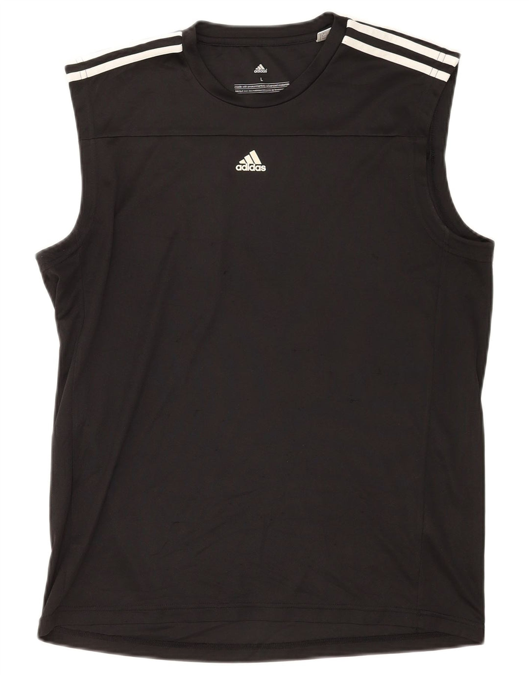 Adidas Mens Climalite Vest Top Grande Poliéster Preto