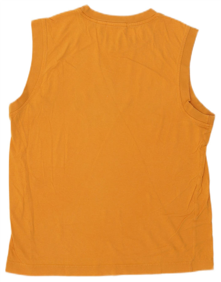 Puma Mens Graphic Vest Top Médio Amarelo