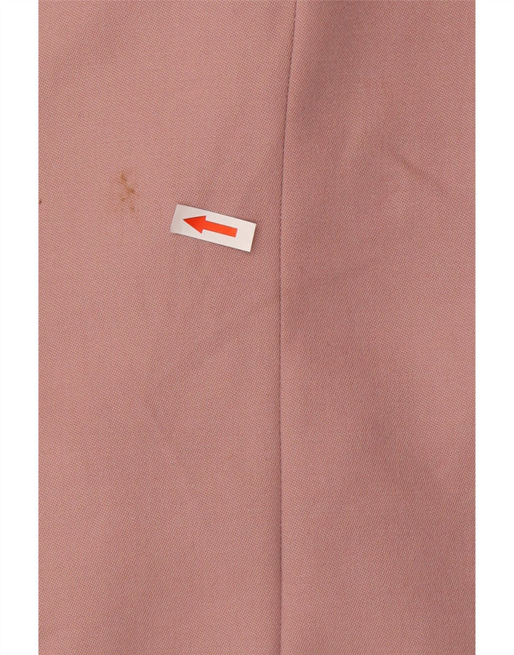Jaqueta blazer feminina de manga 3/4 da Marks & Spencer Reino Unido 12 rosa médio