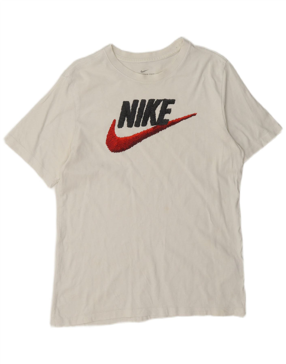 Camiseta Nike masculina gráfica Top médio algodão branco