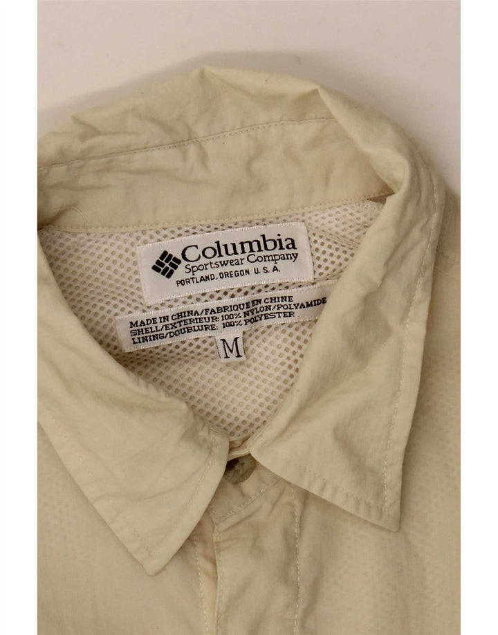 Camisa Columbia Masculina Medium Bege Nylon