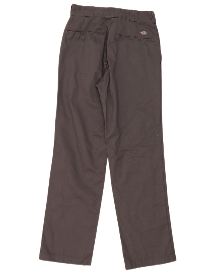 Calças Dickies Mens Straight Original Fit Chino W30 L32 Cinza Poliéster